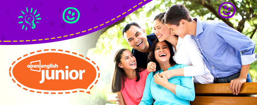 niños con padres felices