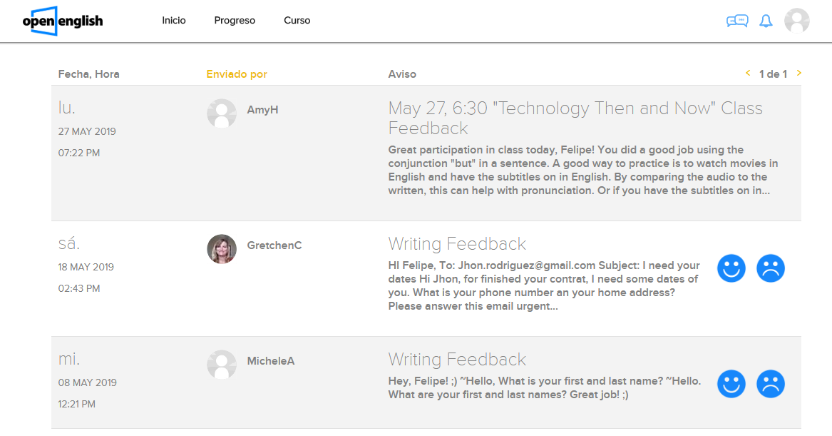 plataforma de open english